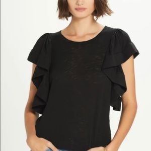 Goldie Waterfall Ruffle Tee